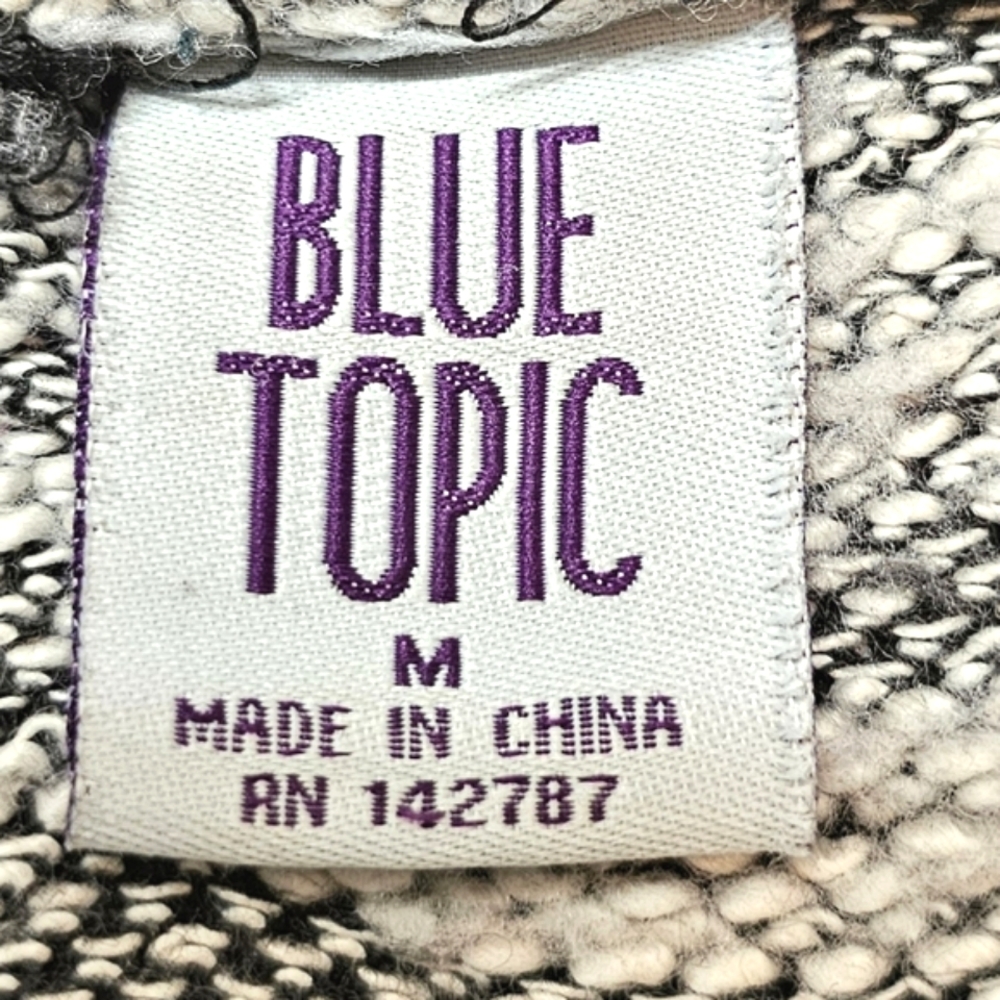 Blue Topic Women's Black and Gray Knit  Athletic Cropped Pants, Size M - Picture 9 of 10
